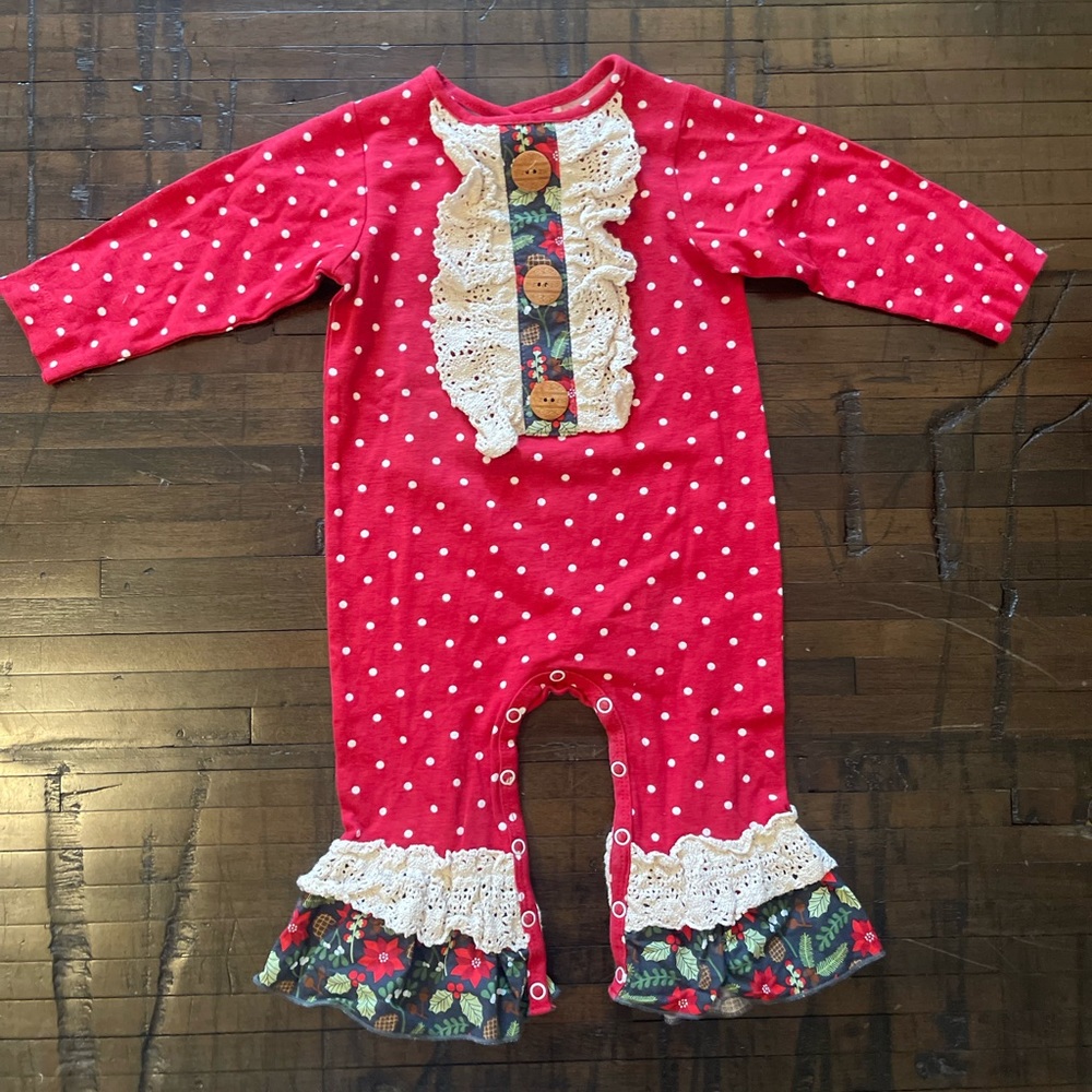 Ricrac & Ruffles romper